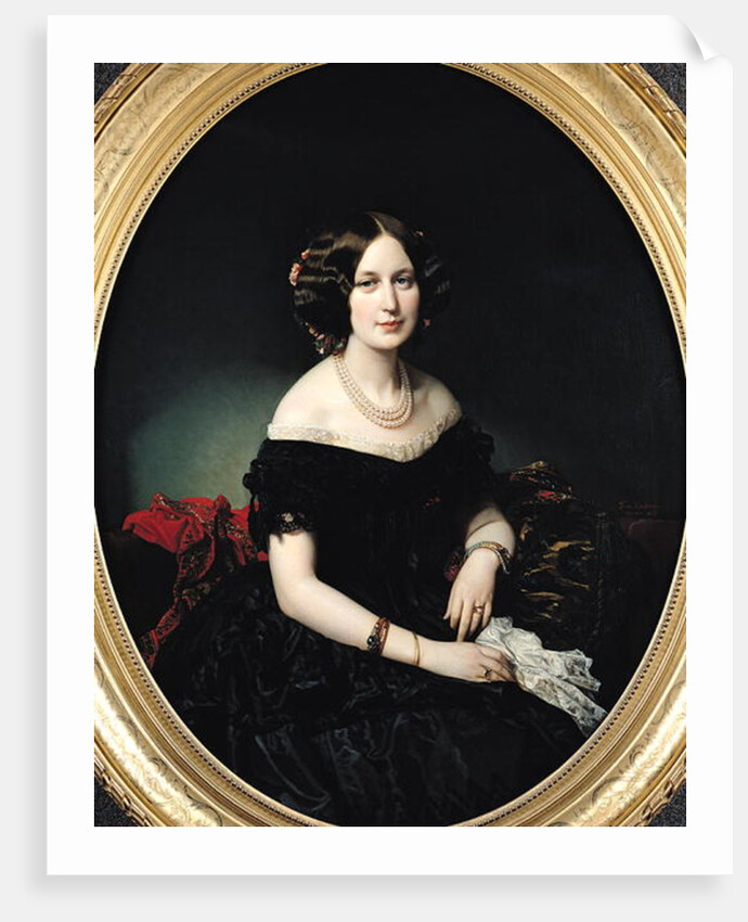 Portrait of the Baroness of Weisweiller, 1853 by Federico de Madrazo y Kuntz