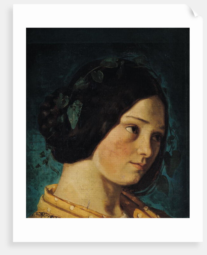 Portrait of Zelie Courbet, c.1842 by Gustave Courbet