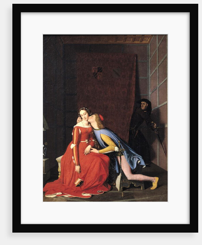 Francesca da Rimini and Paolo Malatesta, 1819 by Jean Auguste Dominique Ingres