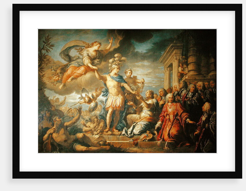 Allegory of the Peace of Aix-la-Chapelle, 1761 by Jacques Dumont