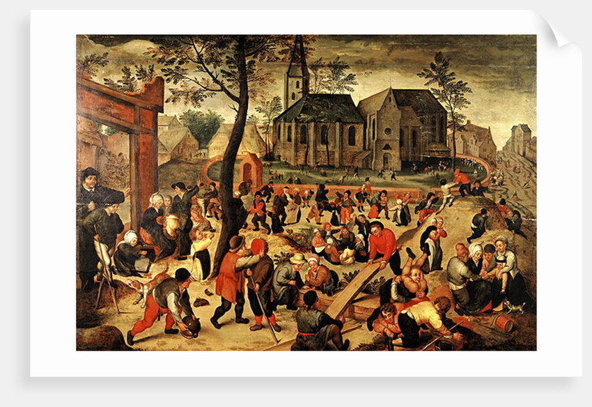 Children's Games by Maerten van Cleve