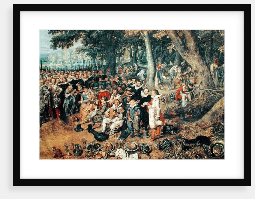 Allegory of the Truce of 1609 between the Netherlands and Spain by Adriaen Pietersz. van de Venne