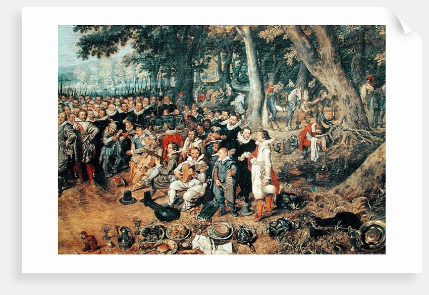 Allegory of the Truce of 1609 between the Netherlands and Spain by Adriaen Pietersz. van de Venne