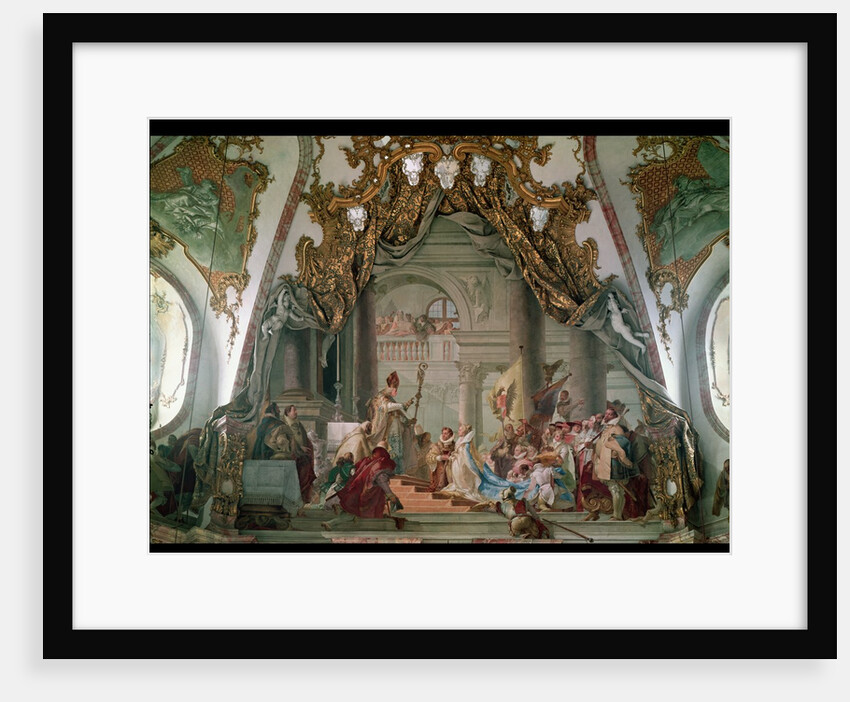 Marriage of Frederick I Barbarossa and Beatrice I of Burgundy in 1156 by Giovanni Battista Tiepolo