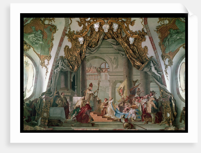 Marriage of Frederick I Barbarossa and Beatrice I of Burgundy in 1156 by Giovanni Battista Tiepolo