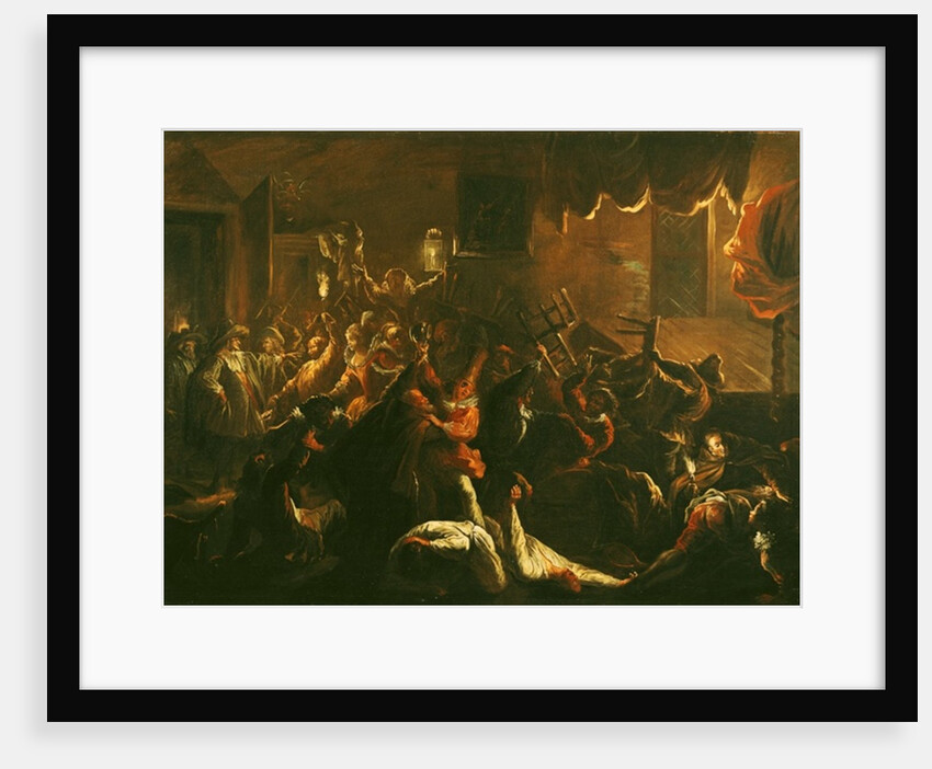 La Tripotiere's Distress at her Broken Furniture by Jean de Coulom