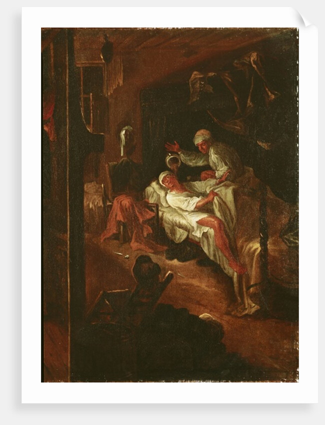 La Rancune Maliciously Pours her Chamber Pot over the Merchant from the Bas-Maine by Jean de Coulom