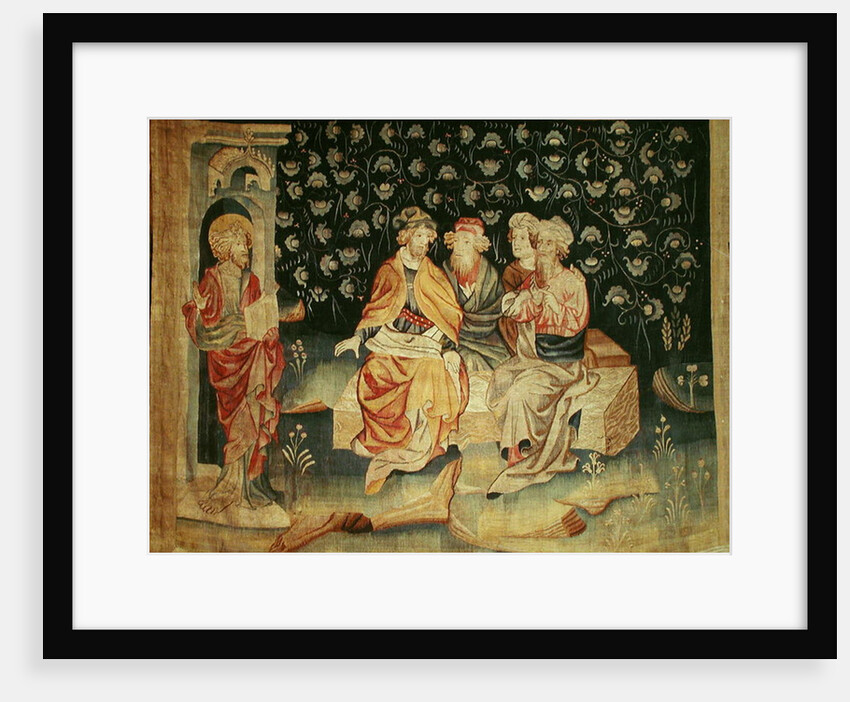 Discussion of the Resurrection, no.76 from 'The Apocalypse of Angers', 1373-87 by Nicolas Bataille