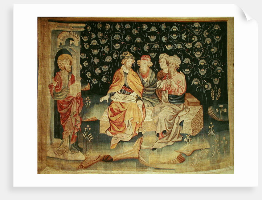 Discussion of the Resurrection, no.76 from 'The Apocalypse of Angers', 1373-87 by Nicolas Bataille