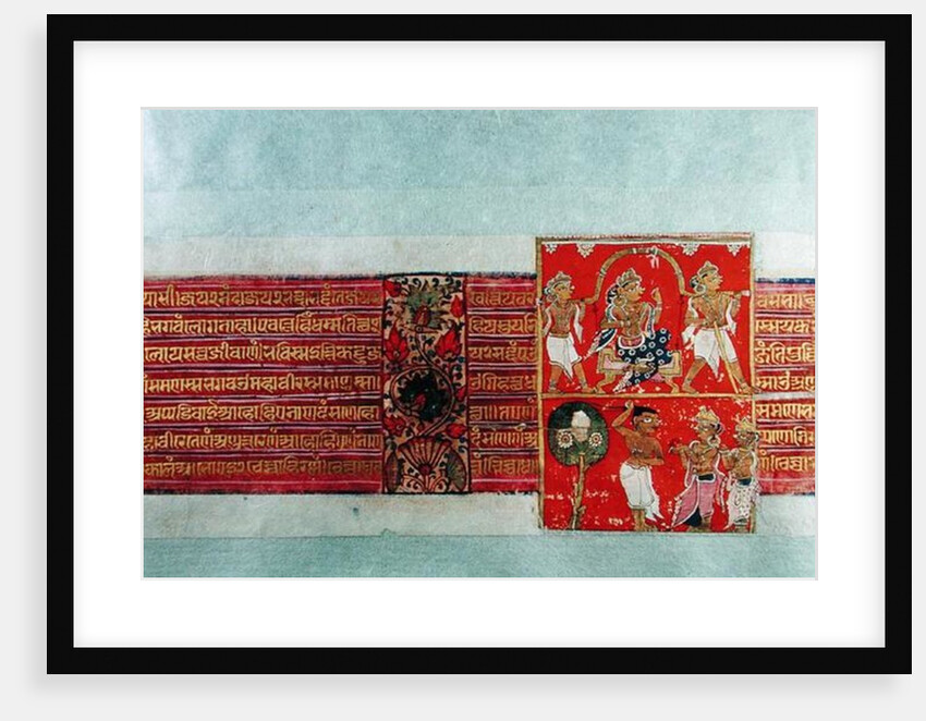 Two scenes from the Kalpasutra, Mandu, 1439 by Indian School