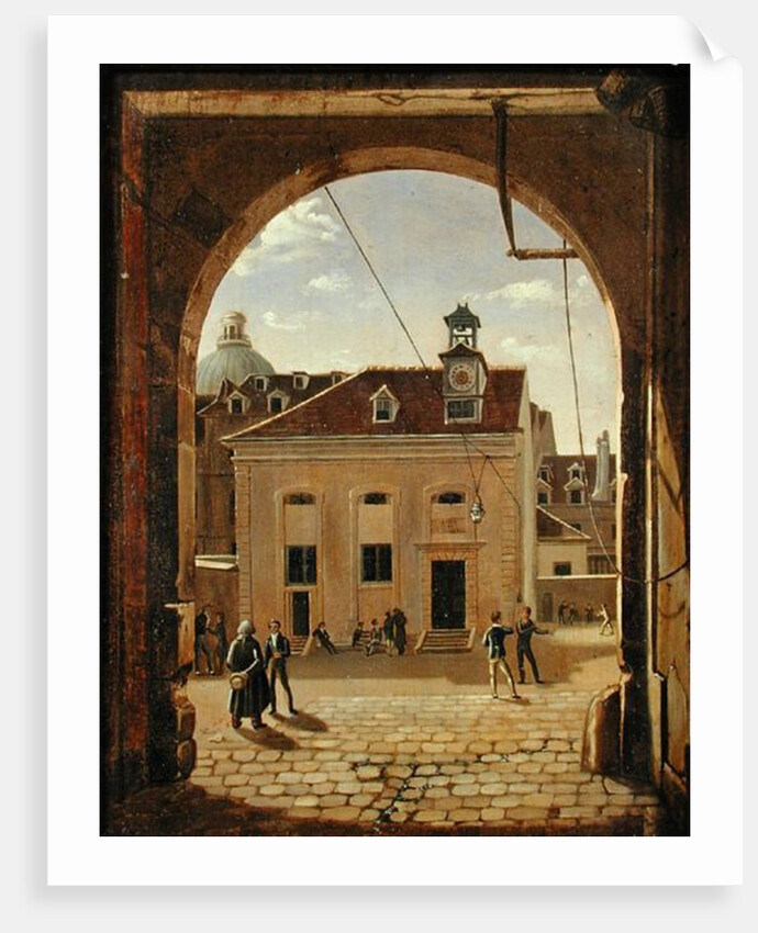 Institution Sainte-Barbe, Rue de Reims, in 1824 by Etienne Bouhot