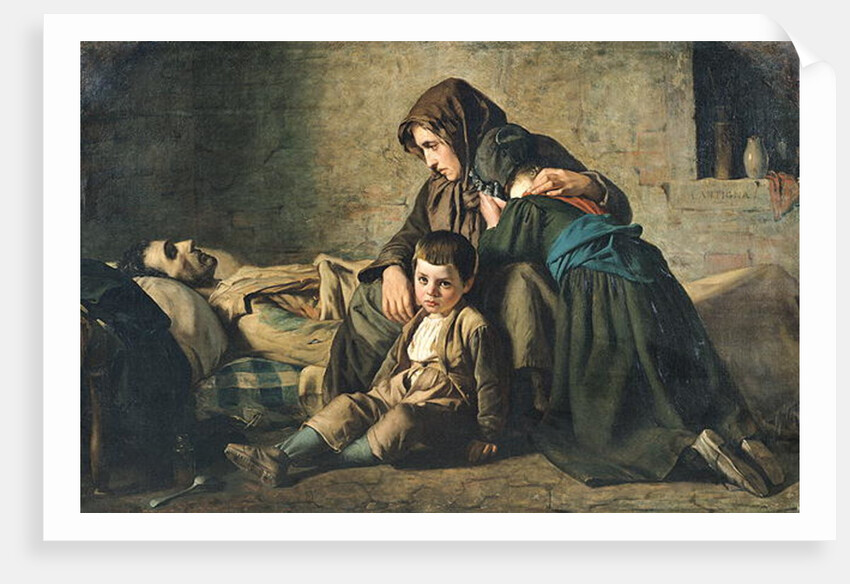 The Death of the Pauper by Alexandre Antigna