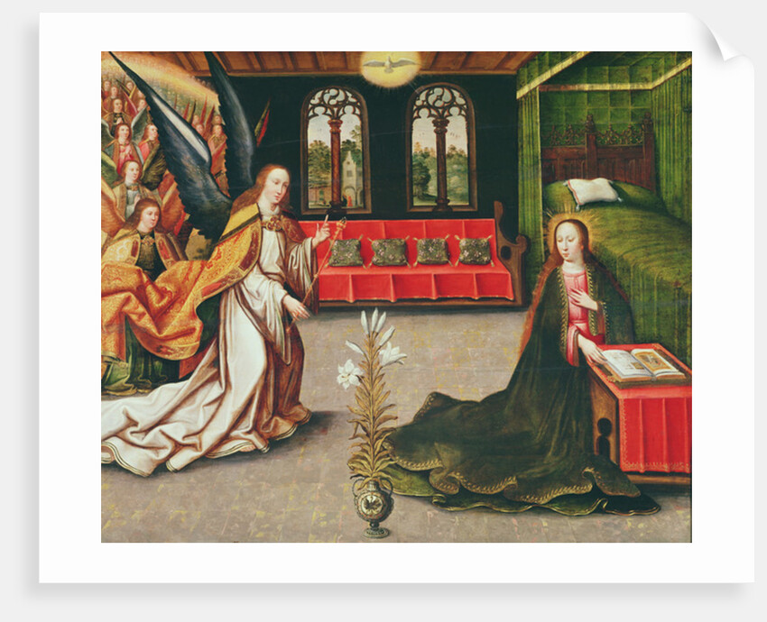 Annunciation by Flemish School