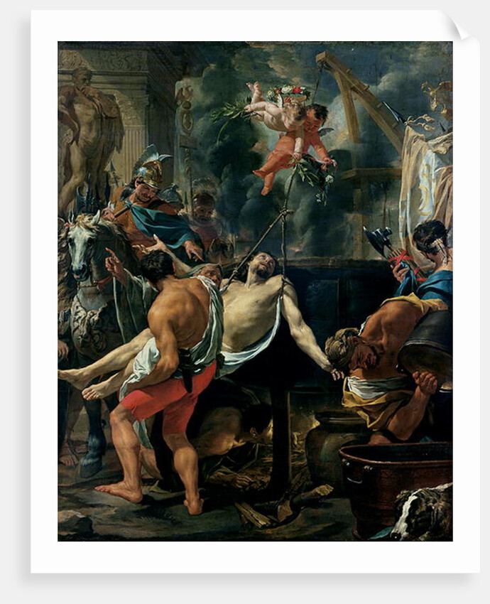 The Martyrdom of St. John the Evangelist by Charles Le Brun