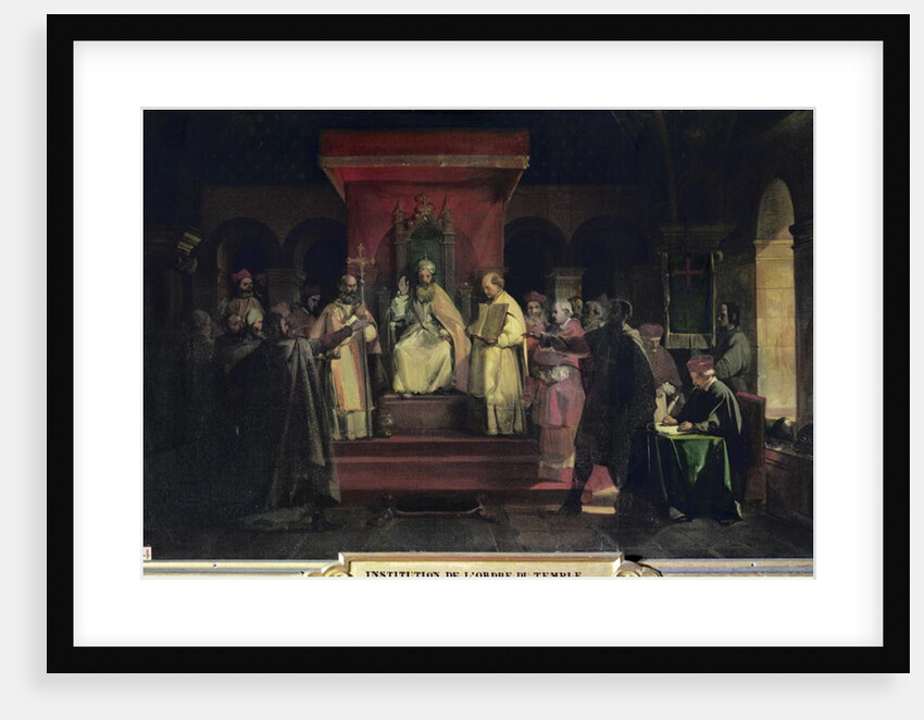 Institution of the Order of the Templars in 1128, 1840 by Francois-Marius Granet