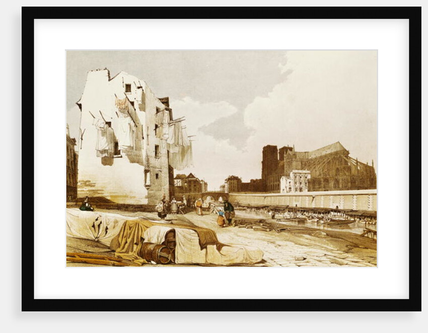 Notre Dame from the Quai St. Bernard by Thomas Shotter Boys