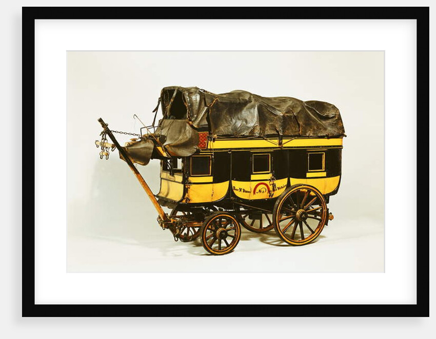 Model of a forty seat omnibus by French School