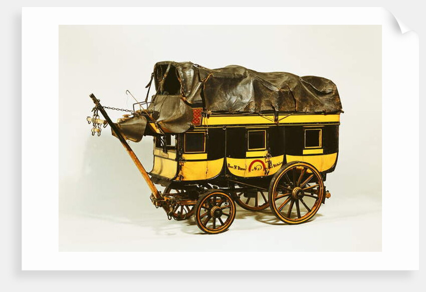 Model of a forty seat omnibus by French School