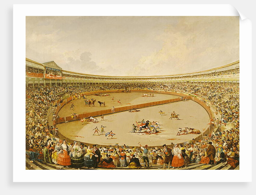 The Bullfight by Eugenio Lucas y Padilla