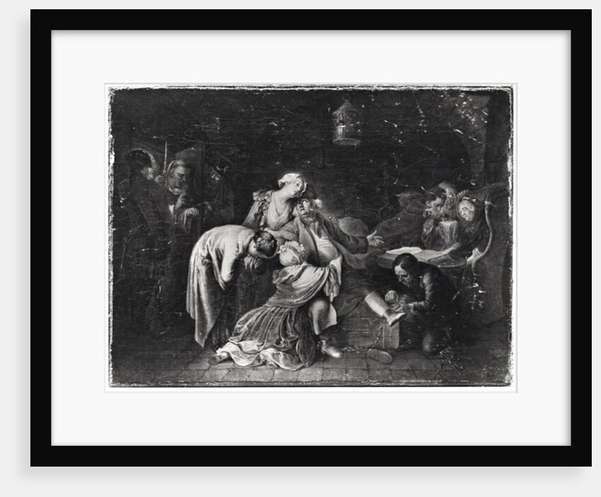 Jean Calas Bidding Farewell to his Family by Daniel Nikolaus Chodowiecki