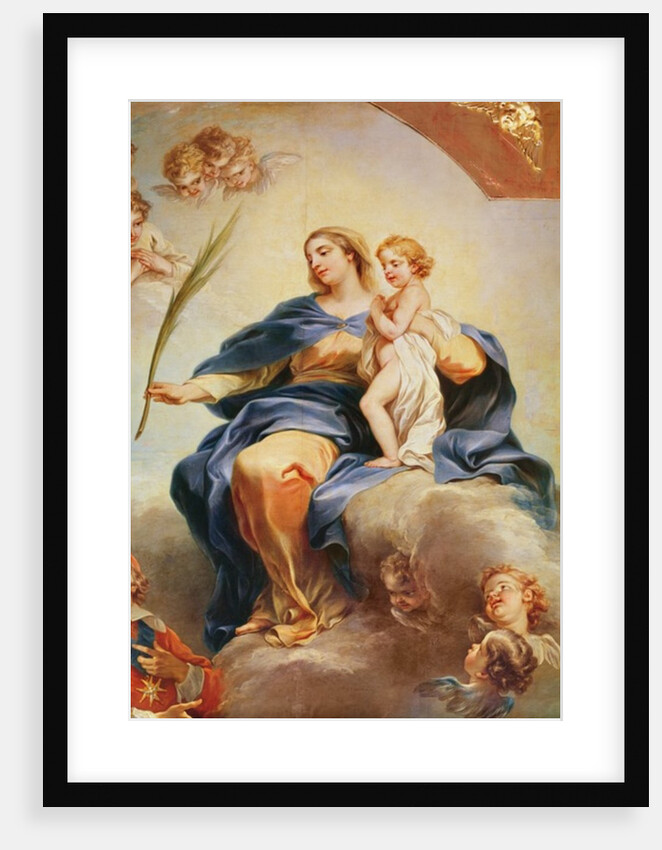 Louis XIII dedicating the Church of Notre-Dame-des-Victoires to the Virgin in 1629 by Carle van Loo
