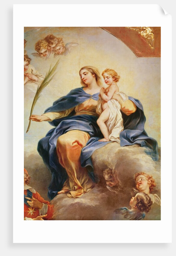 Louis XIII dedicating the Church of Notre-Dame-des-Victoires to the Virgin in 1629 by Carle van Loo