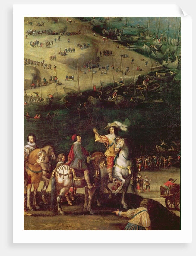 The Lifting of the Siege of the Ile de Re, 8th November 1627 by French School