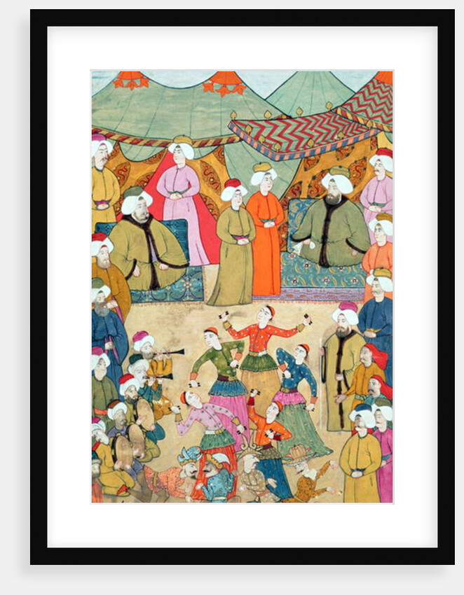 A Dance for the Pleasure of Sultan Ahmet III from the 'Surnama', 1720 by Ottoman School