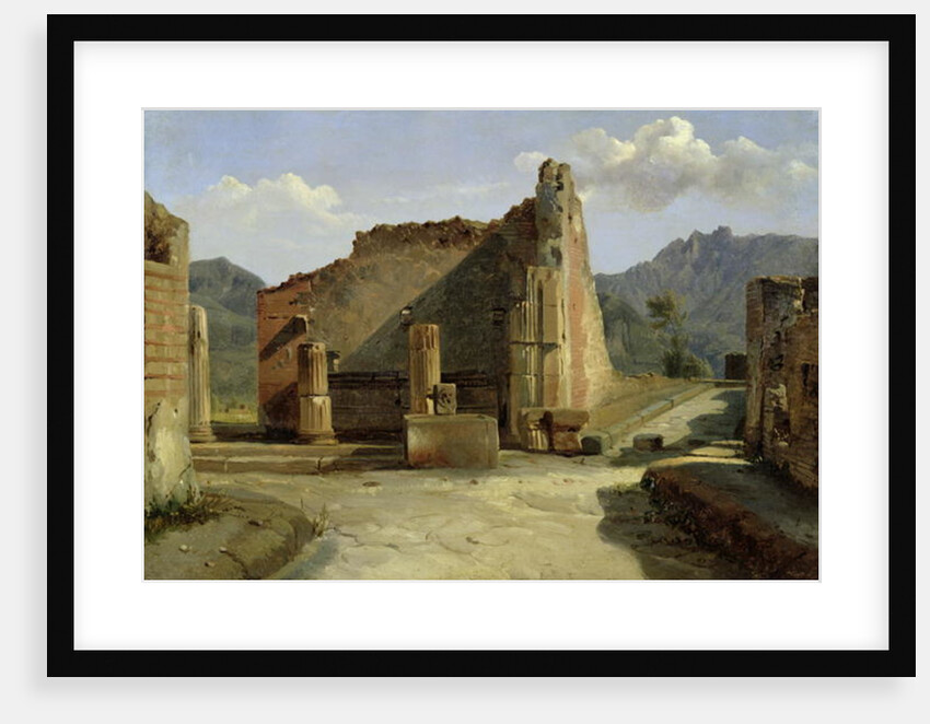 The Forum of Pompeii by Achille Etna Michallon