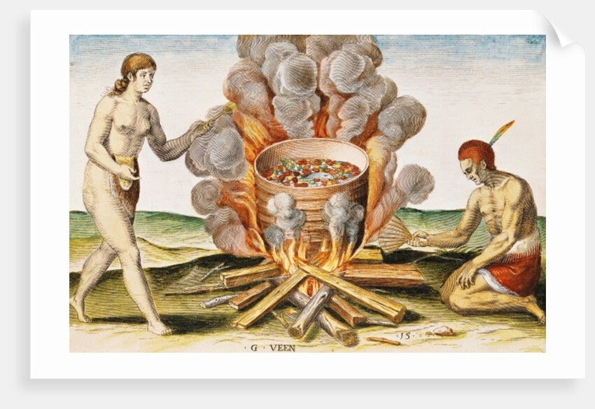 Cooking Food in a Terracotta Pot by John White