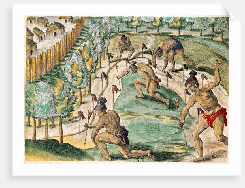 The Method of Declaring War by Jacques (1533-88) (after) Le Moyne