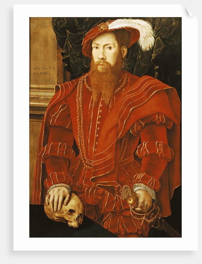 Portrait of a Gentleman of the English Court, 1546 by Hans (attr. to) Eworth or Ewoutsz