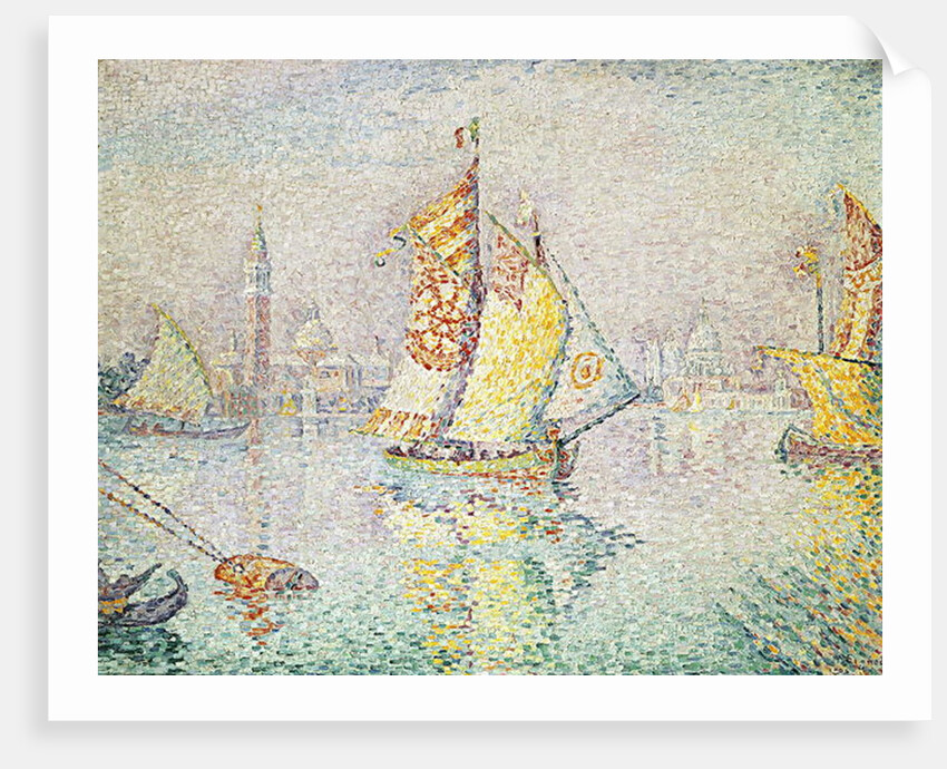 The Yellow Sail, Venice, 1904 by Paul Signac