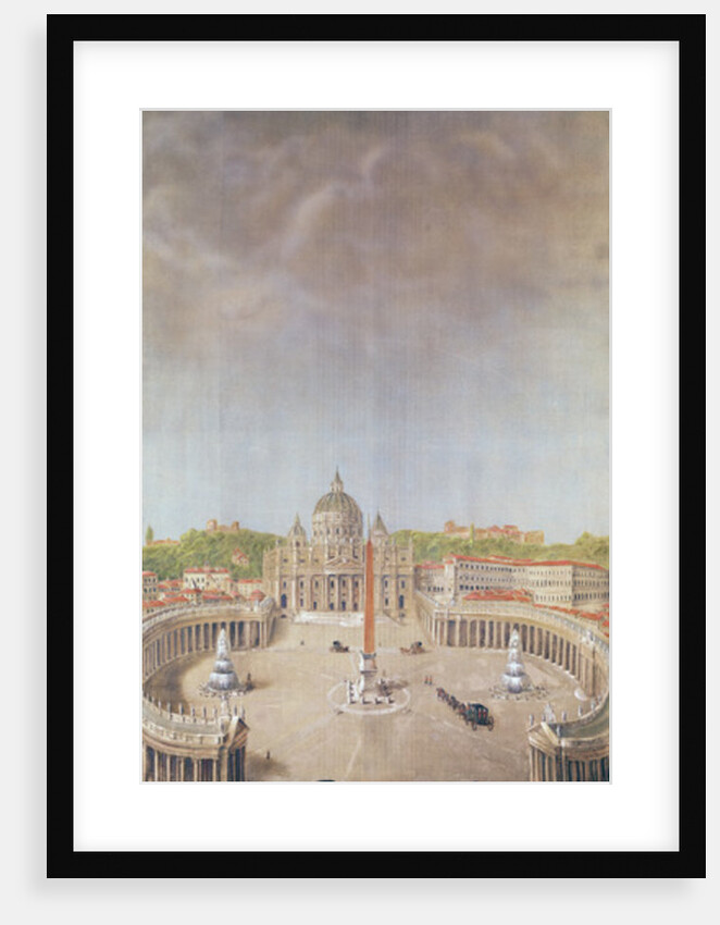 View of St. Peter's, Rome by Auguste Simon Garneray