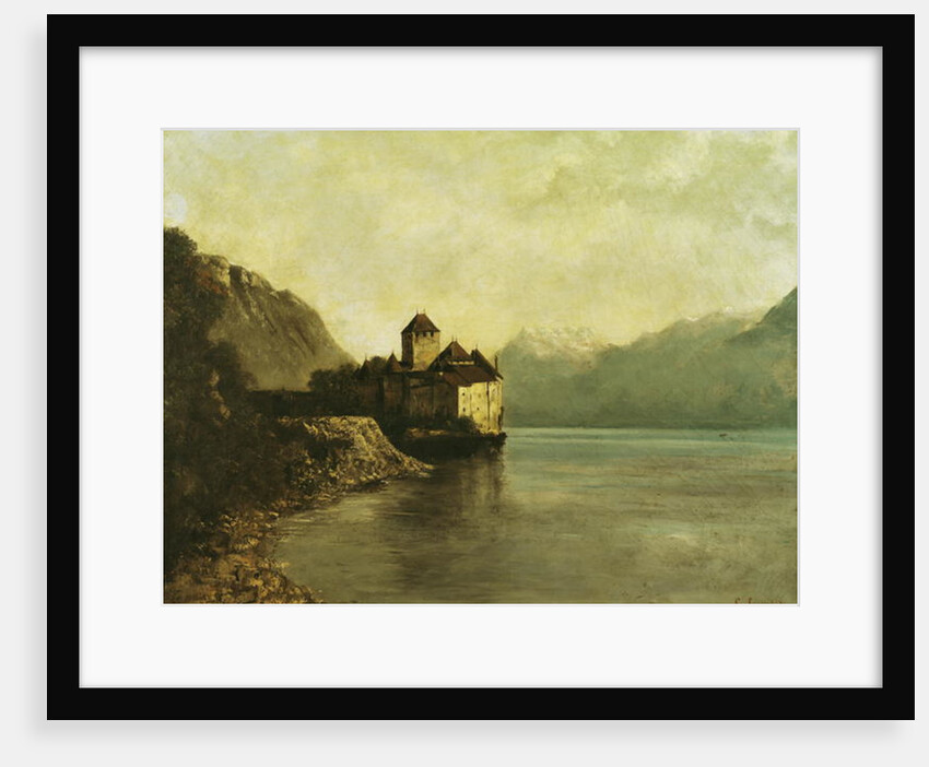 Chateau de Chillon, 1874 by Gustave Courbet
