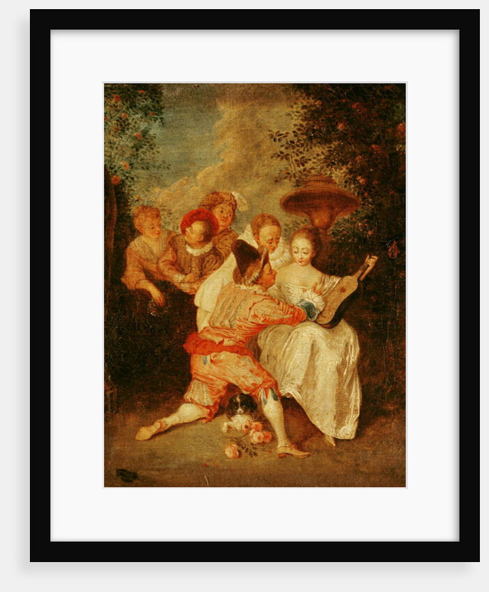 The Storyteller by Jean Antoine Watteau