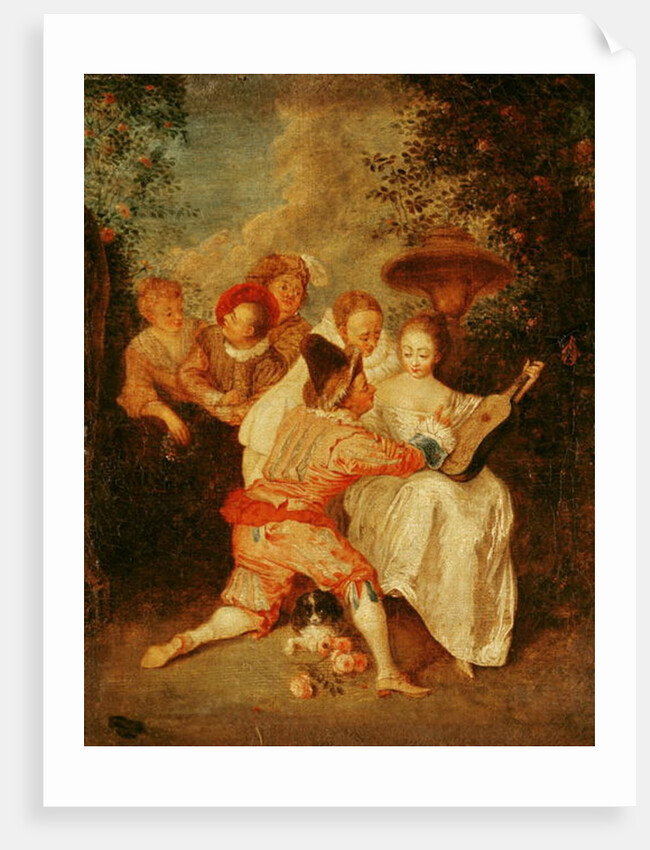 The Storyteller by Jean Antoine Watteau