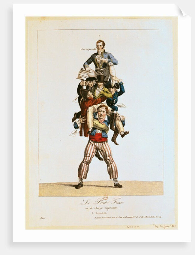 The Porter or, The Imposing Burden, c.1820 by French School