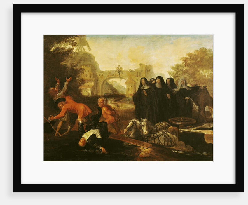 The Abbess of Etival Returning to Le Mans with Four Nuns by Jean de Coulom