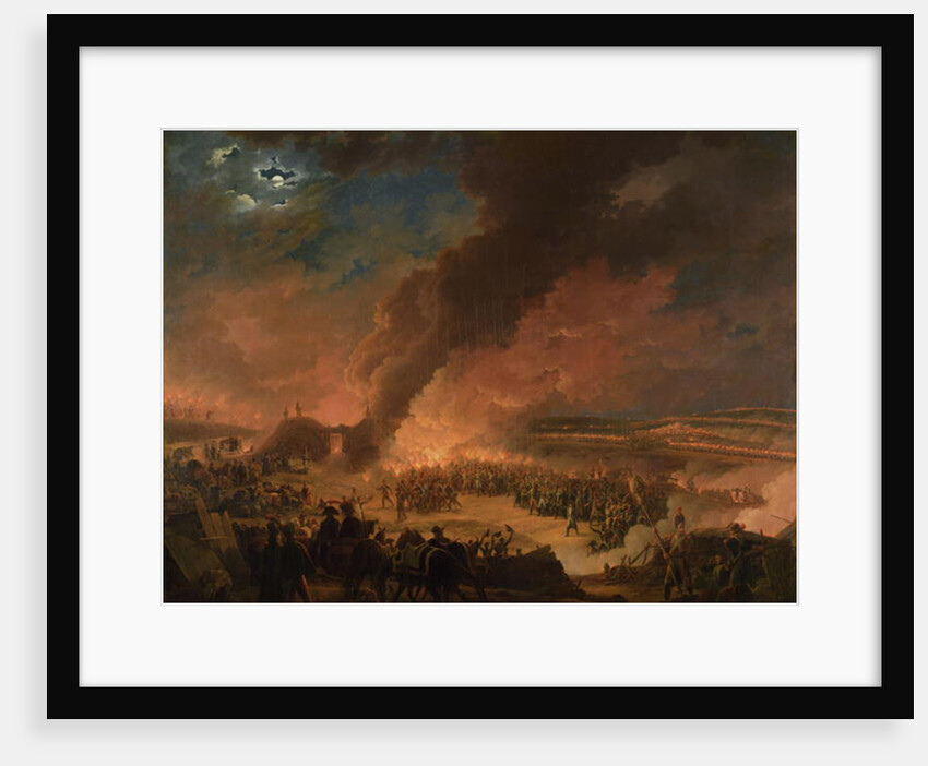 Napoleon Ist Visiting the Bivouacs on the Eve of the Battle of Austerlitz, 1st December 1805 by Baron Louis Albert Bacler d'Albe