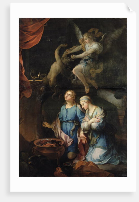 The Marriage of Tobias and Sarah. The First Night, 1733 by Pierre Parrocel