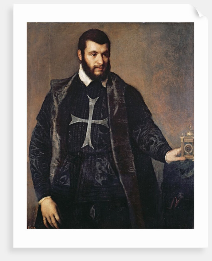 Portrait of a Knight of the Order of Malta by Titian