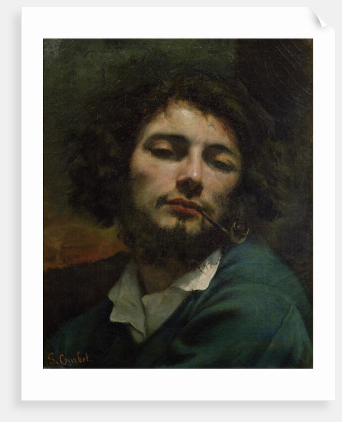 Self Portrait or, The Man with a Pipe, c.1846 by Gustave Courbet
