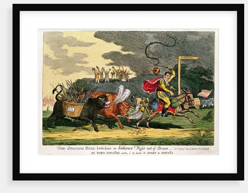 The Spanish Bull Broke Lose by English School