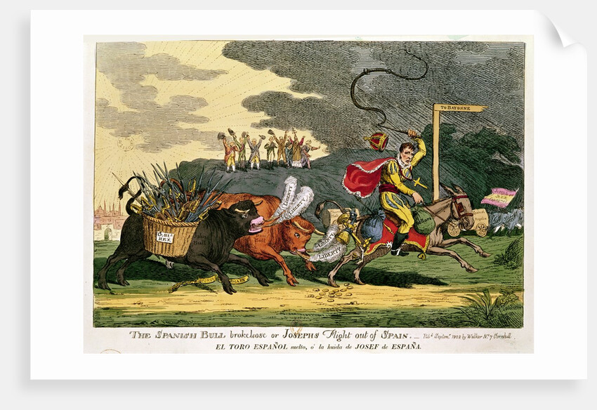 The Spanish Bull Broke Lose by English School