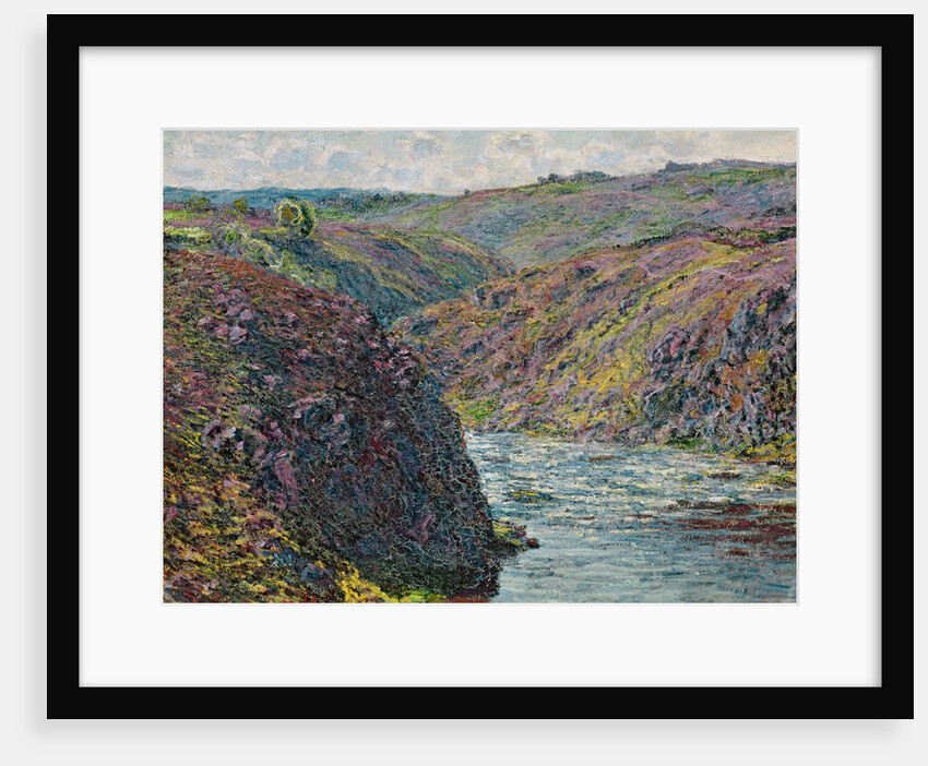 Ravines of the Creuse at the End of the Day, 1889 by Claude Monet