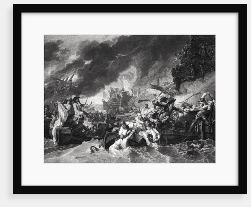 Battle of the Hague, 29th May 1692 by Benjamin (after) West