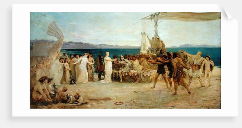 Gyptis and Protis, 1874 by Joanny Rave