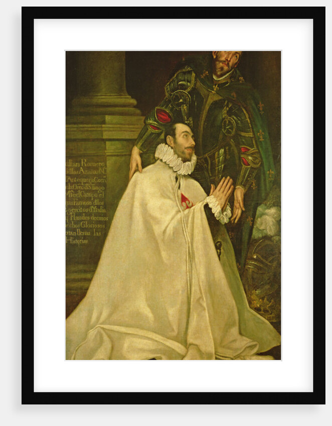 Julian Romero de las Azanas with St. Julian, 1587-97 by El Greco