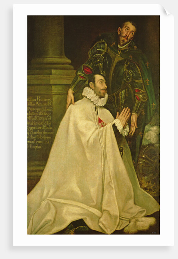Julian Romero de las Azanas with St. Julian, 1587-97 by El Greco